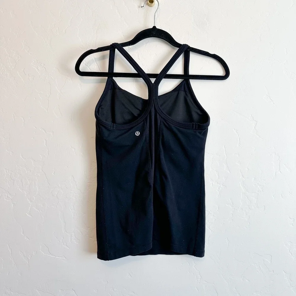 Lululemon | Power Y Racerback Tank Top in Black size 8